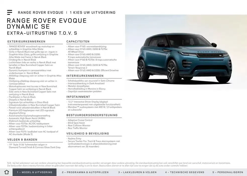 Range Rover Evoque van 20 november tot 30 juni 2025 - Folder pagina 5