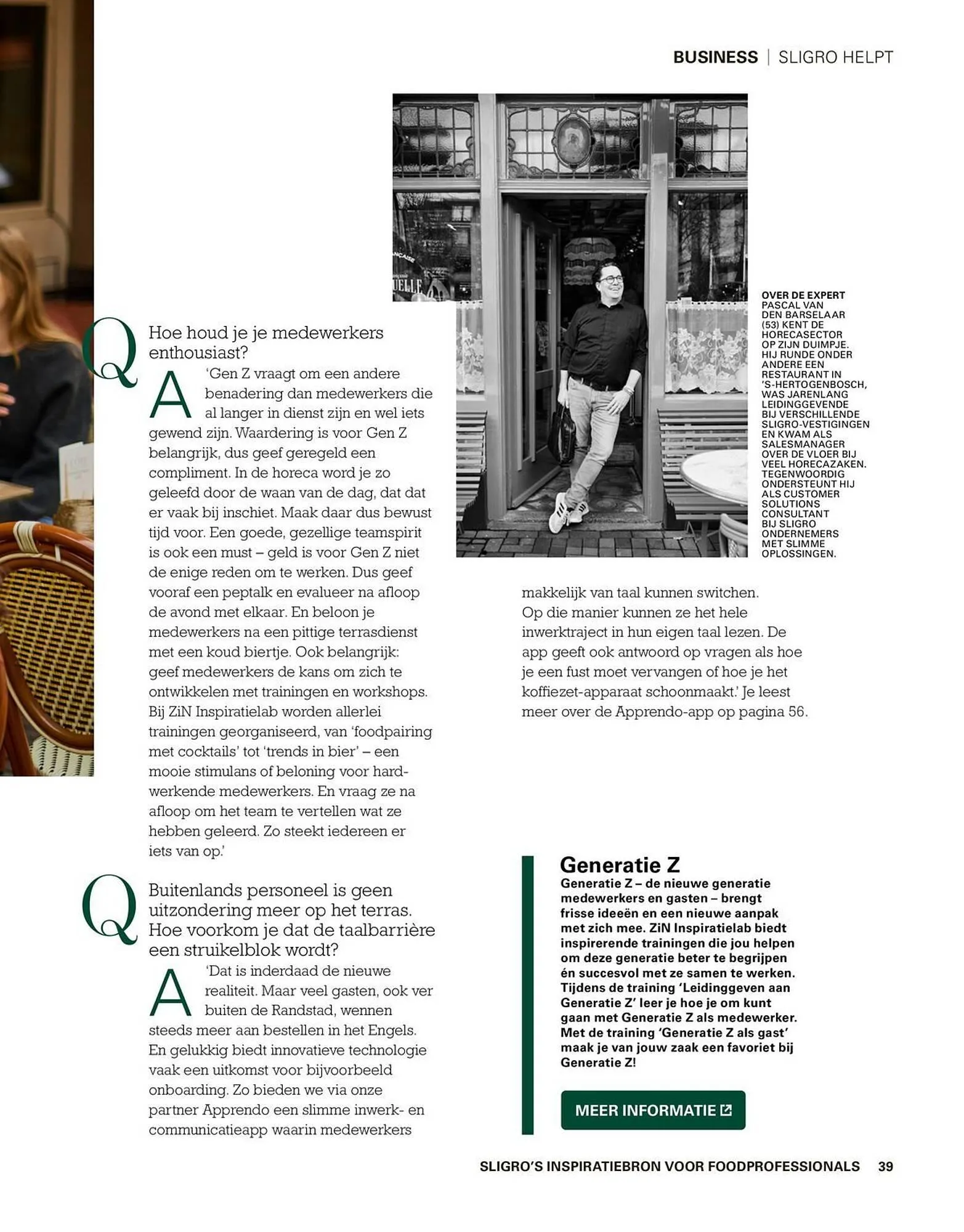 Sligro magazine van 1 juni tot 31 augustus 2026 - Folder pagina 39