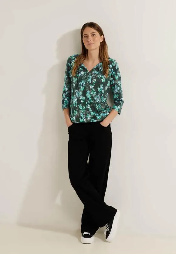 Tuniekshirt met bloemenprint