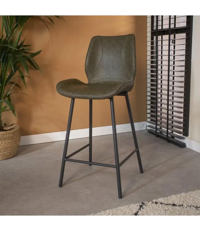 Industriële barkruk Beau groen