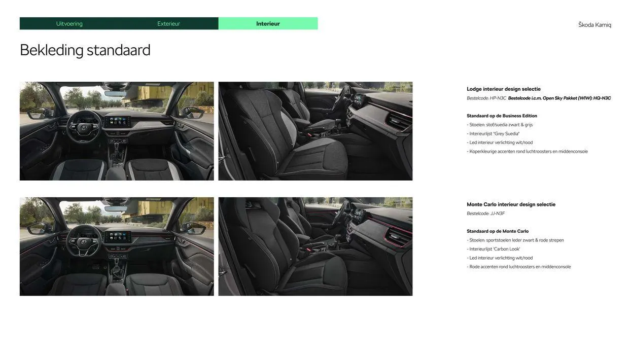 Škoda Kamiq prijslijst per 10 januari 2024 van 15 maart tot 15 maart 2025 - Folder pagina 12