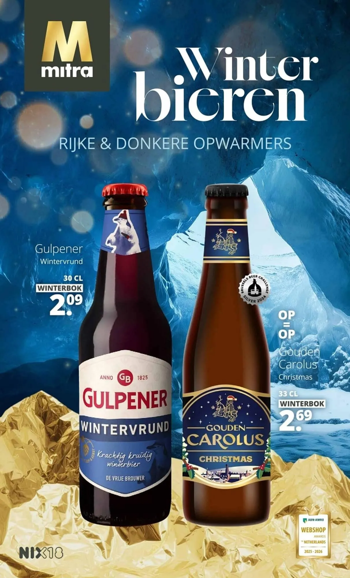 Mitra folder van 21 december tot 4 januari 2026 - Folder pagina 1