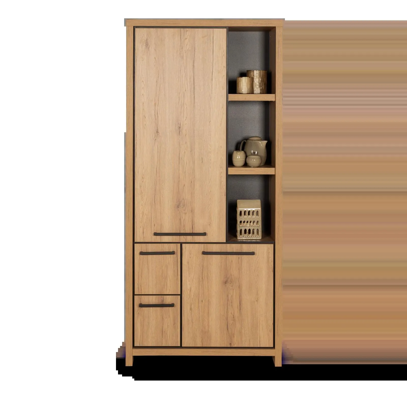 Opbergkast (vakken) Nevada - Classic Oak