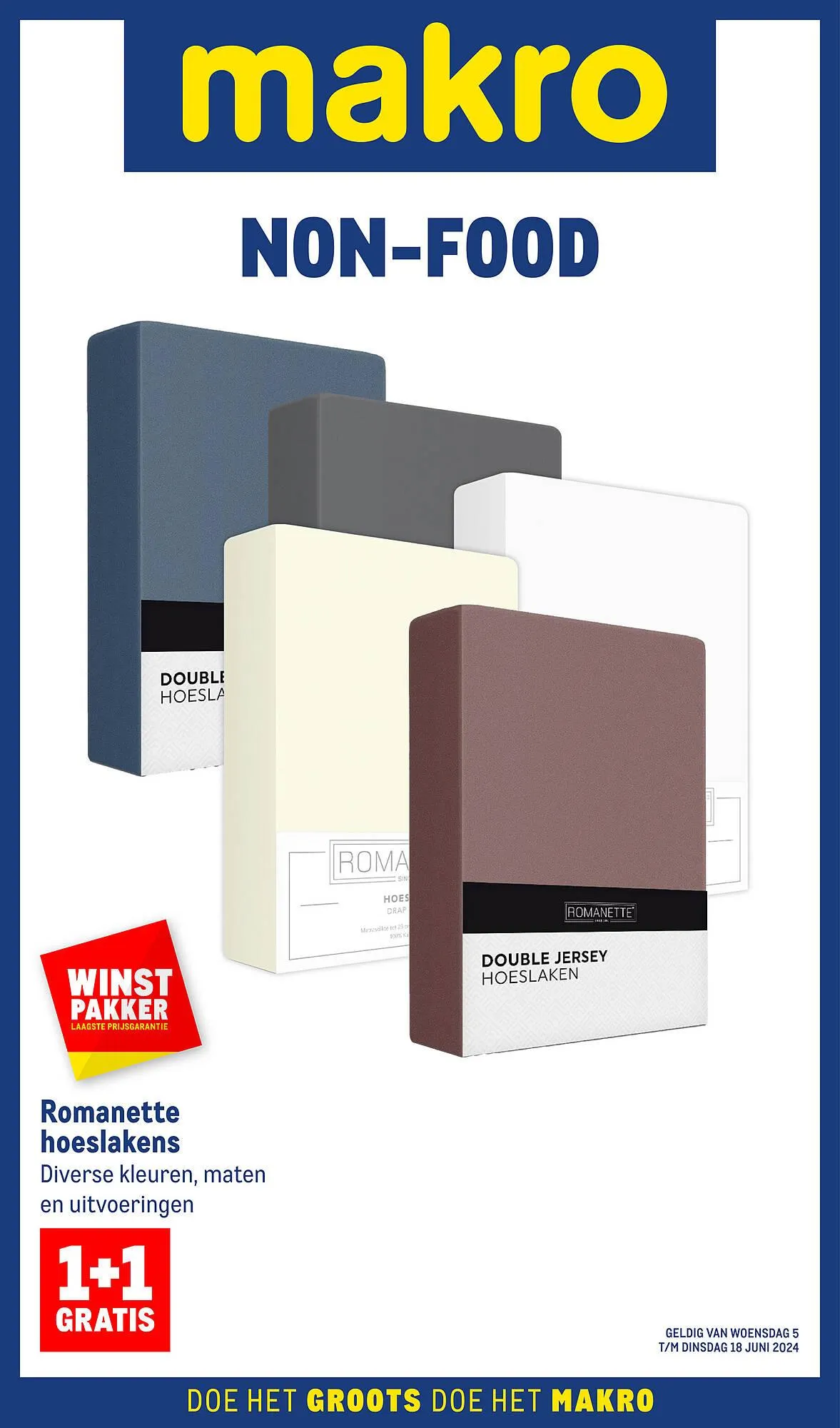 Makro Non-Food folder van 5 juni tot 18 juni 2024 - Folder pagina 1