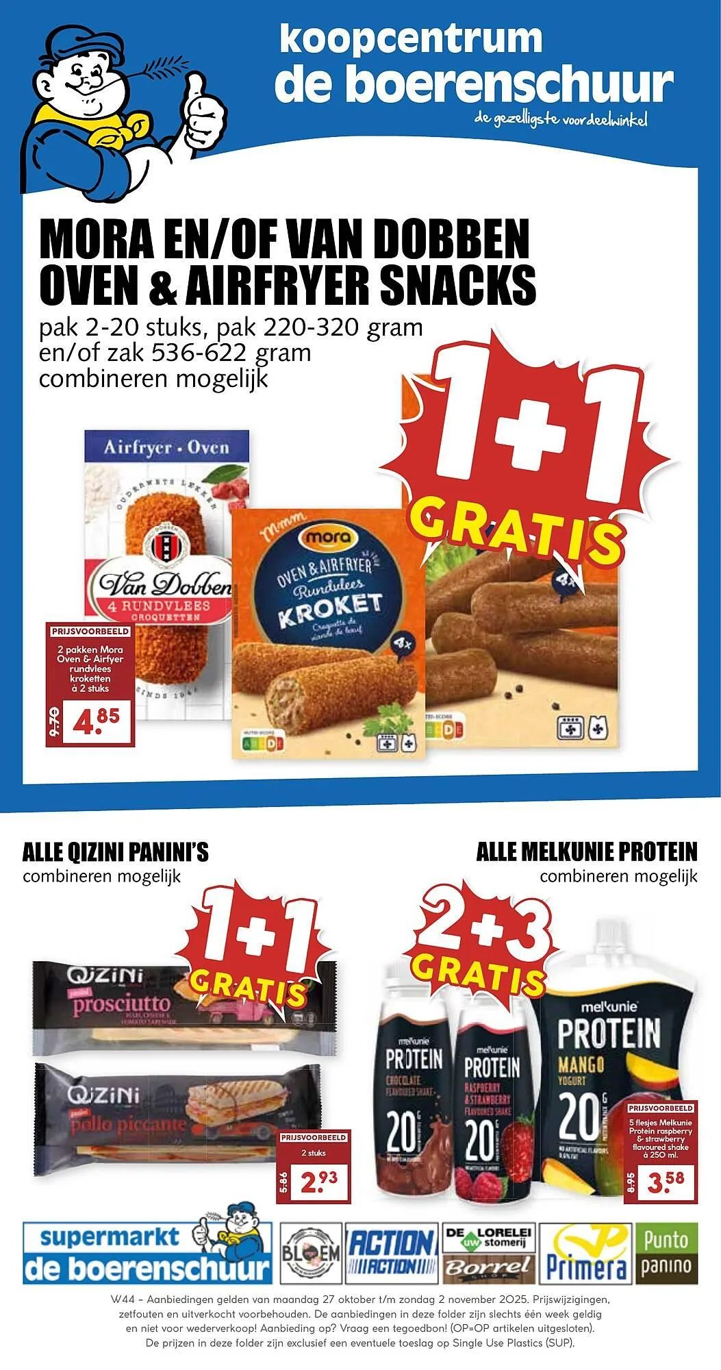 De Boerenschuur folder van 27 oktober tot 1 november 2025 - Folder pagina 1