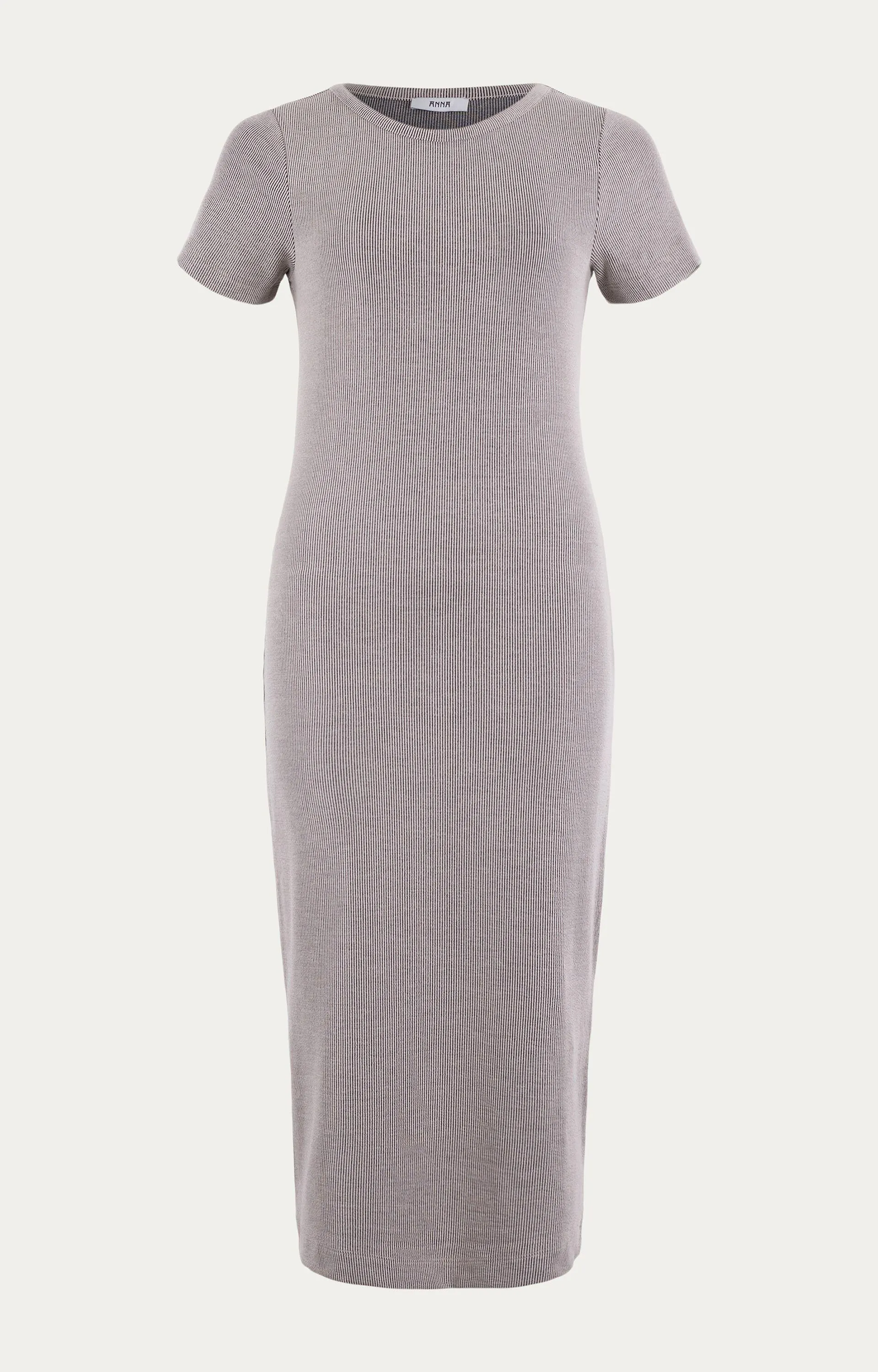 Anna Dames Jurk met structuur