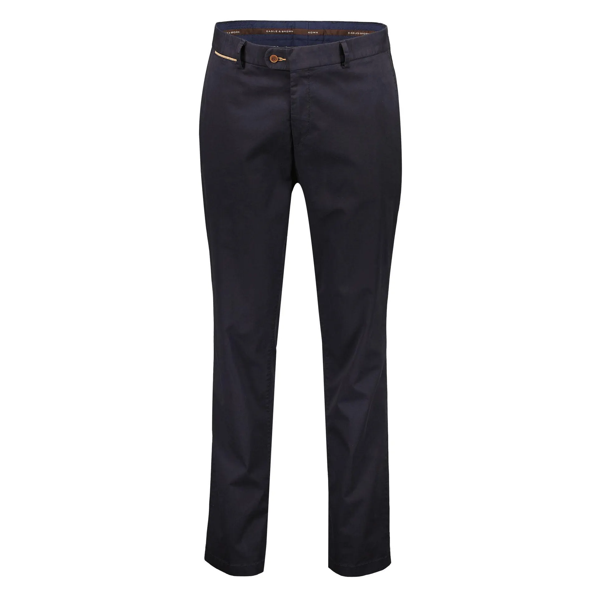 Oak Katoenen Stretch Chino Donkerblauw