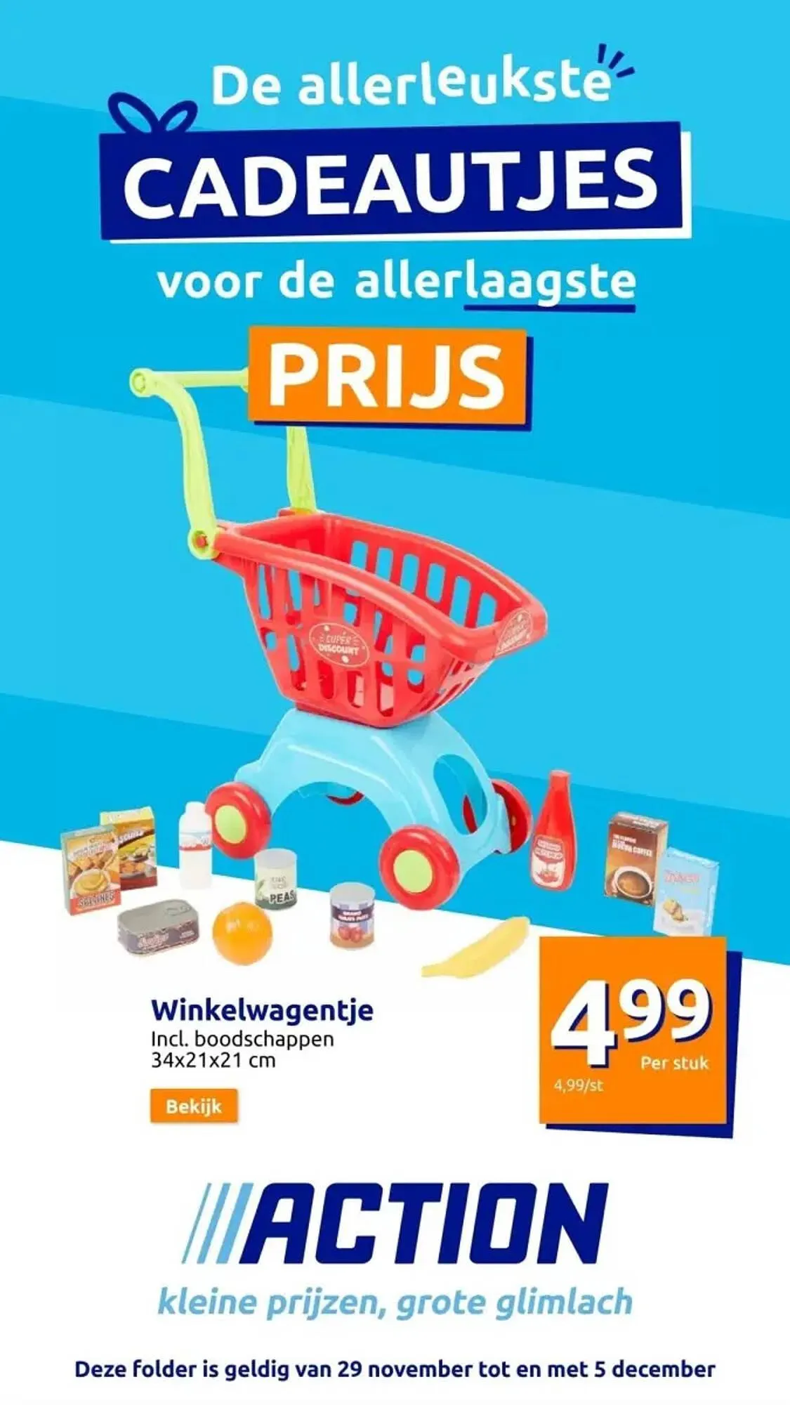 Action folder van 29 november tot 5 december 2023 - Folder pagina 1