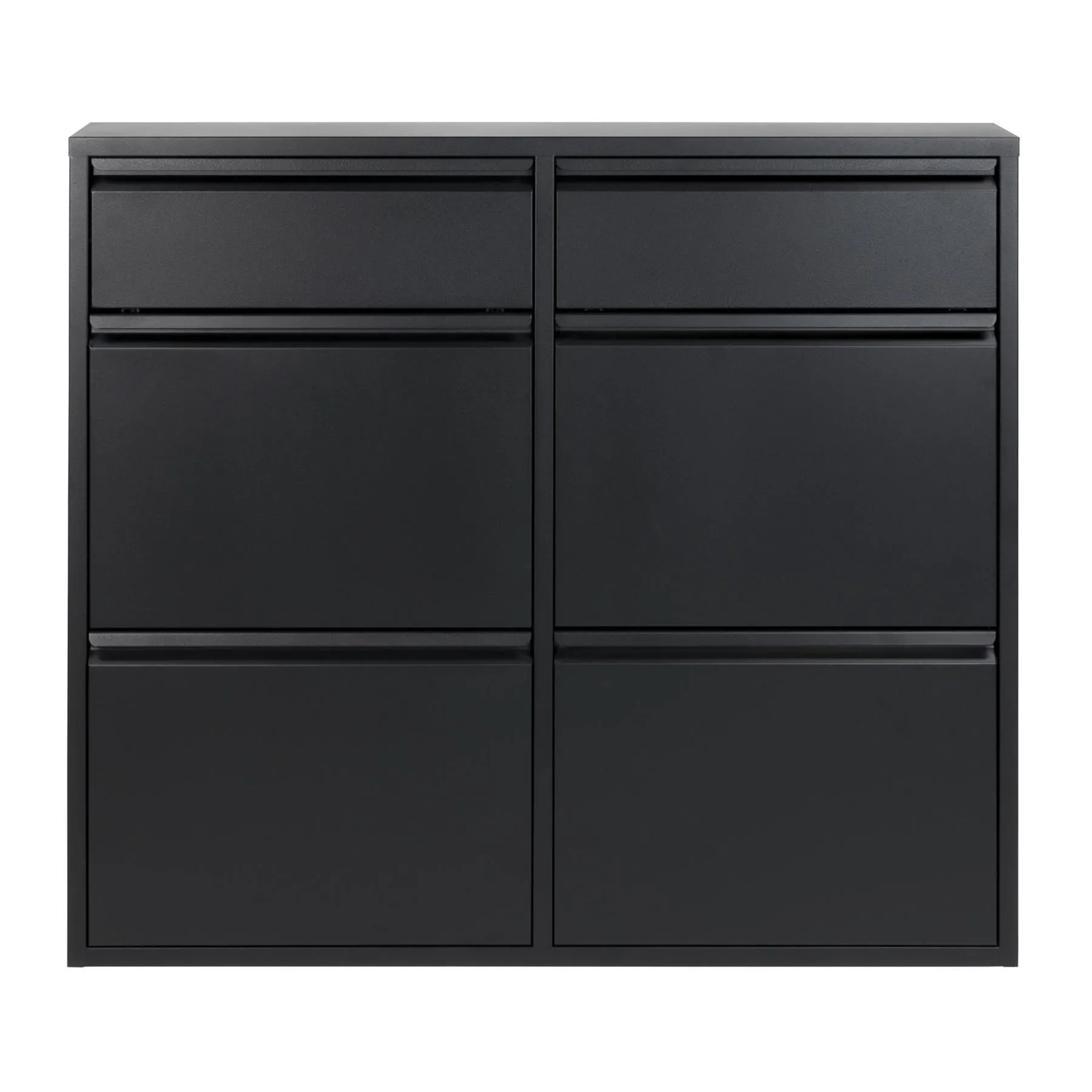 Spinder Design Billy 6 Schoenenkast - Zwart