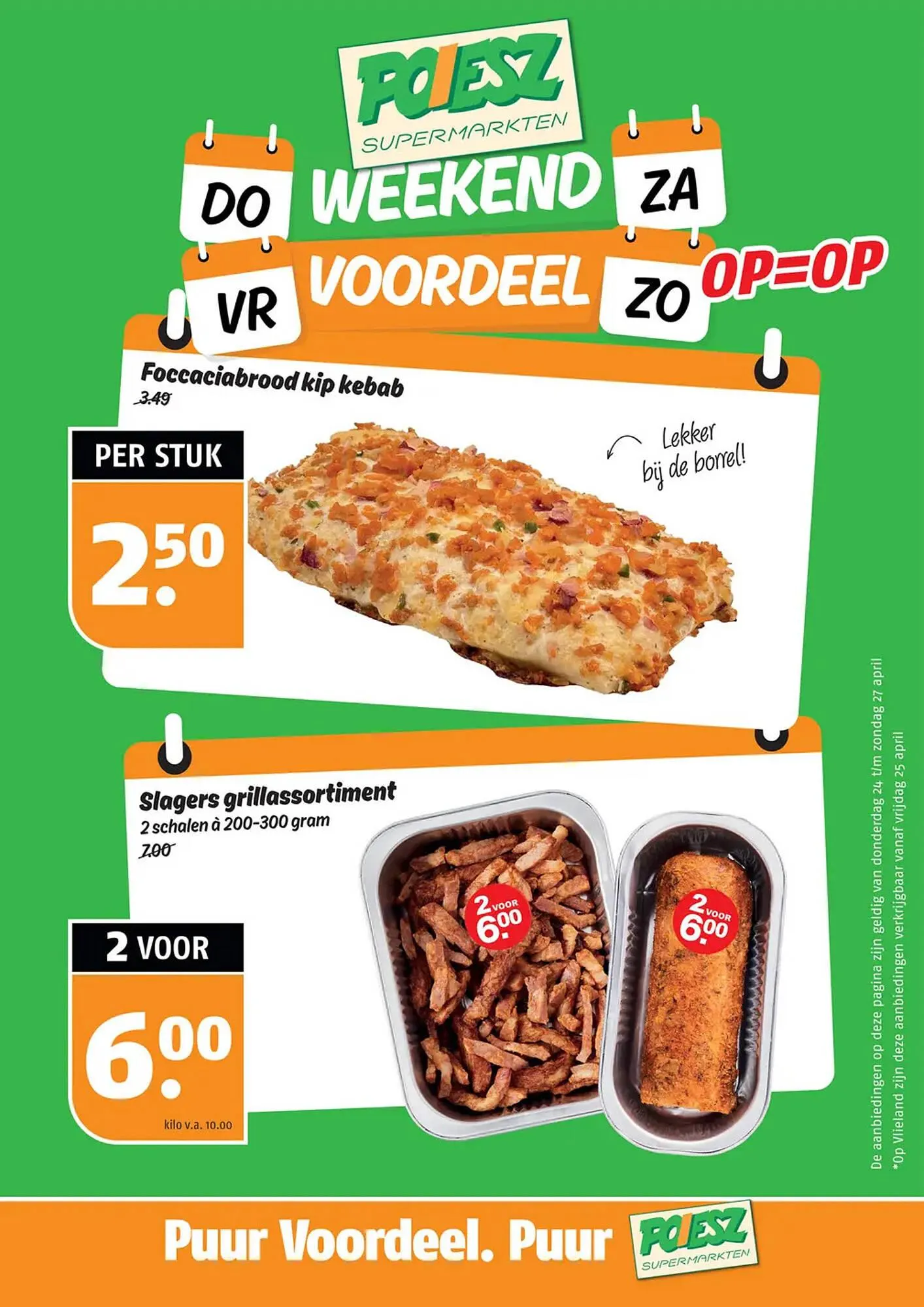 Poiesz folder van 24 april tot 27 april 2025 - Folder pagina 1