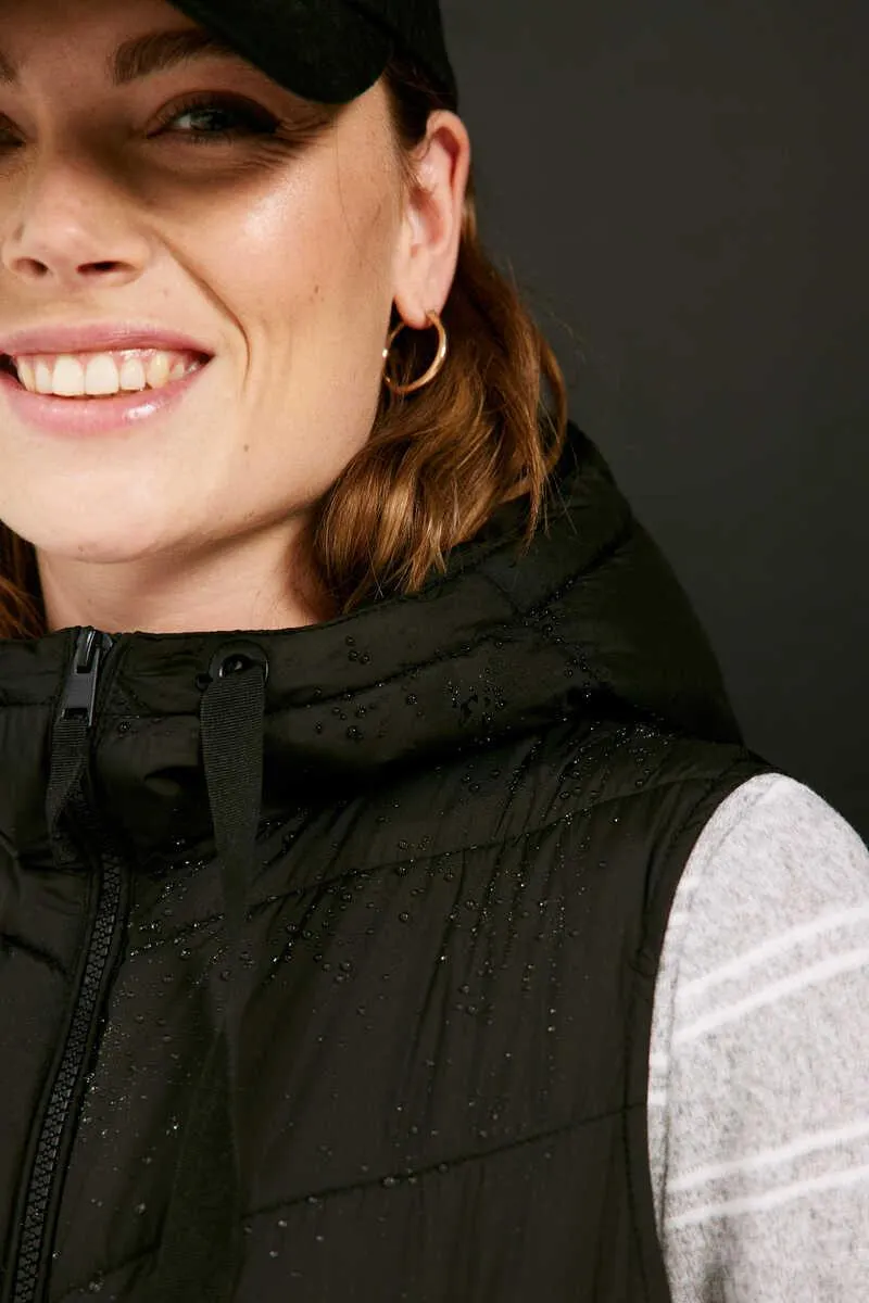 Chaleco Acolchado Largo Poliéster Reciclado