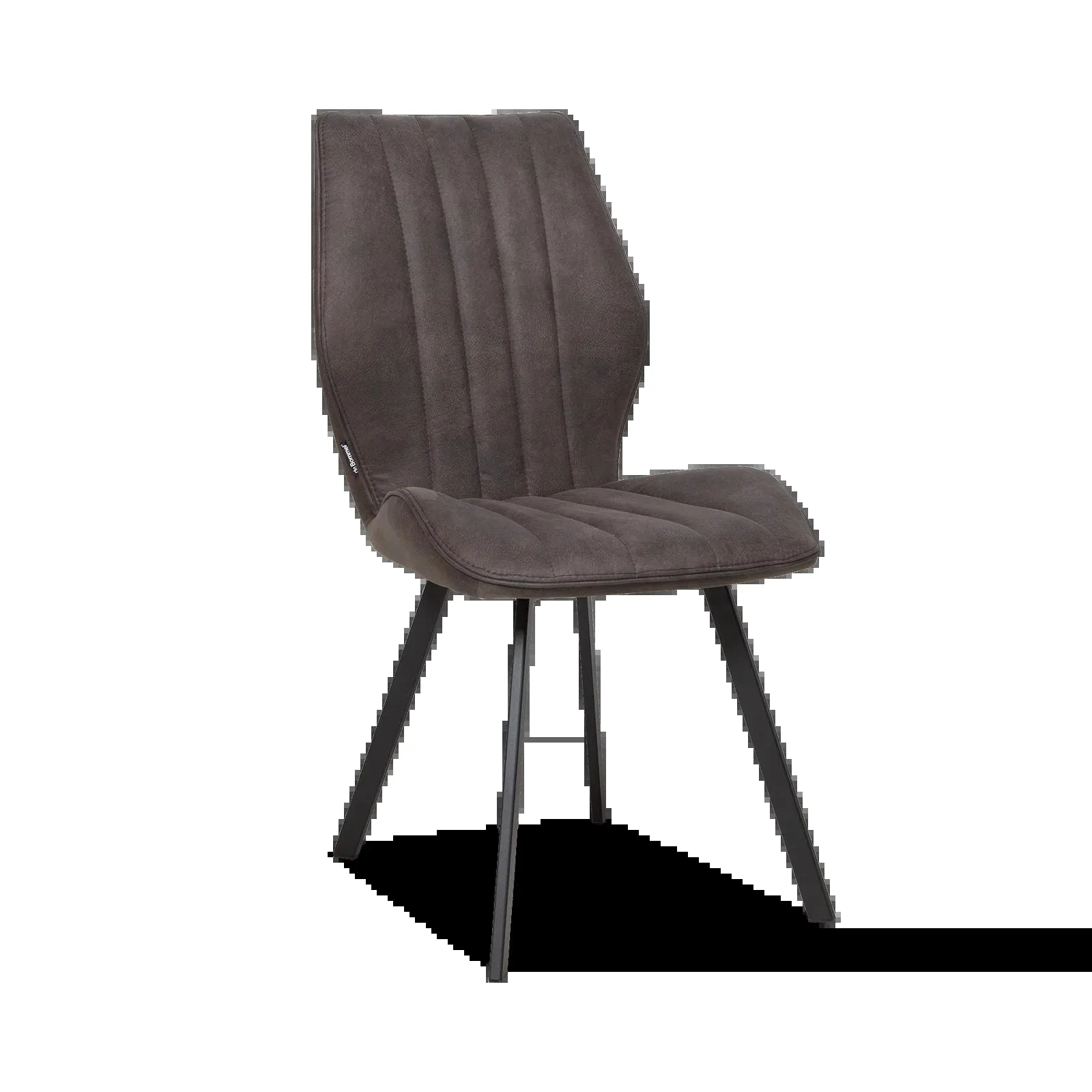 Eetkamerstoel Donna - Ecoleder Bruin/Zwart (sale)