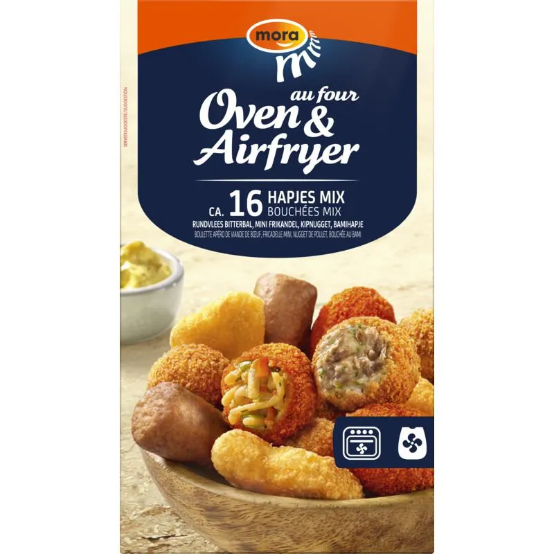 Mora Oven en airfryer hapjes mix