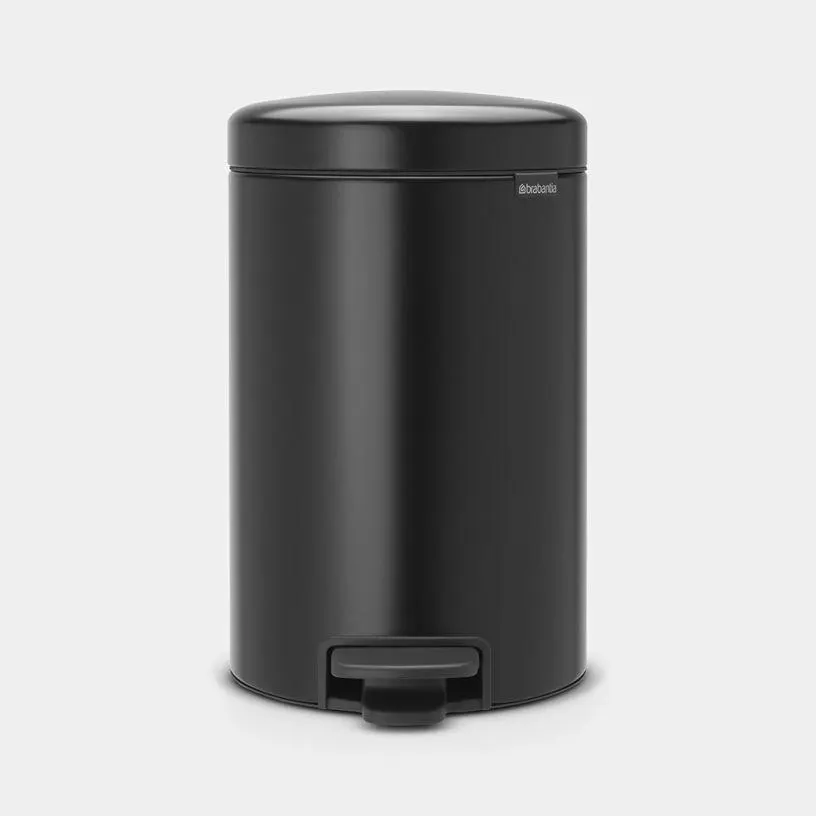 NewIcon Pedaalemmer 12 liter - Matt Black