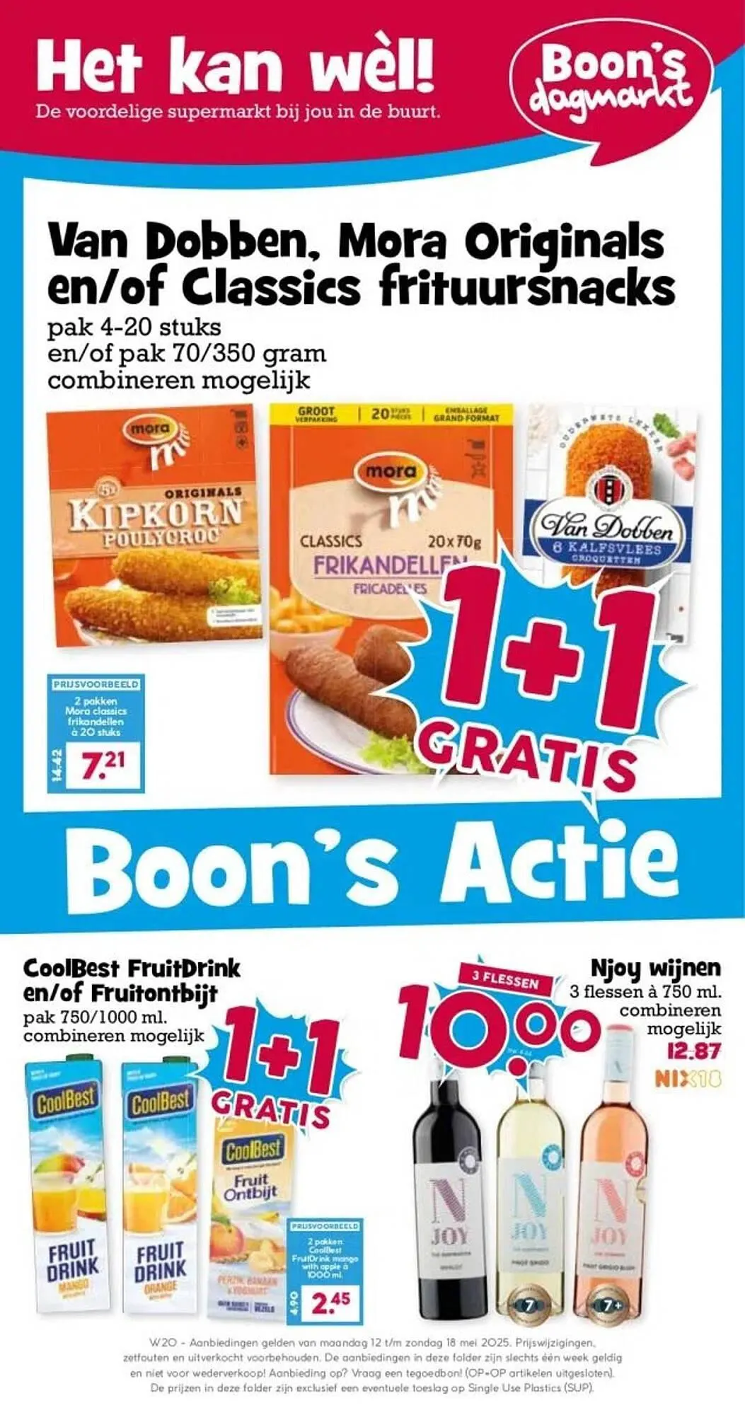 Boon`s Markt folder van 12 mei tot 18 mei 2025 - Folder pagina 1