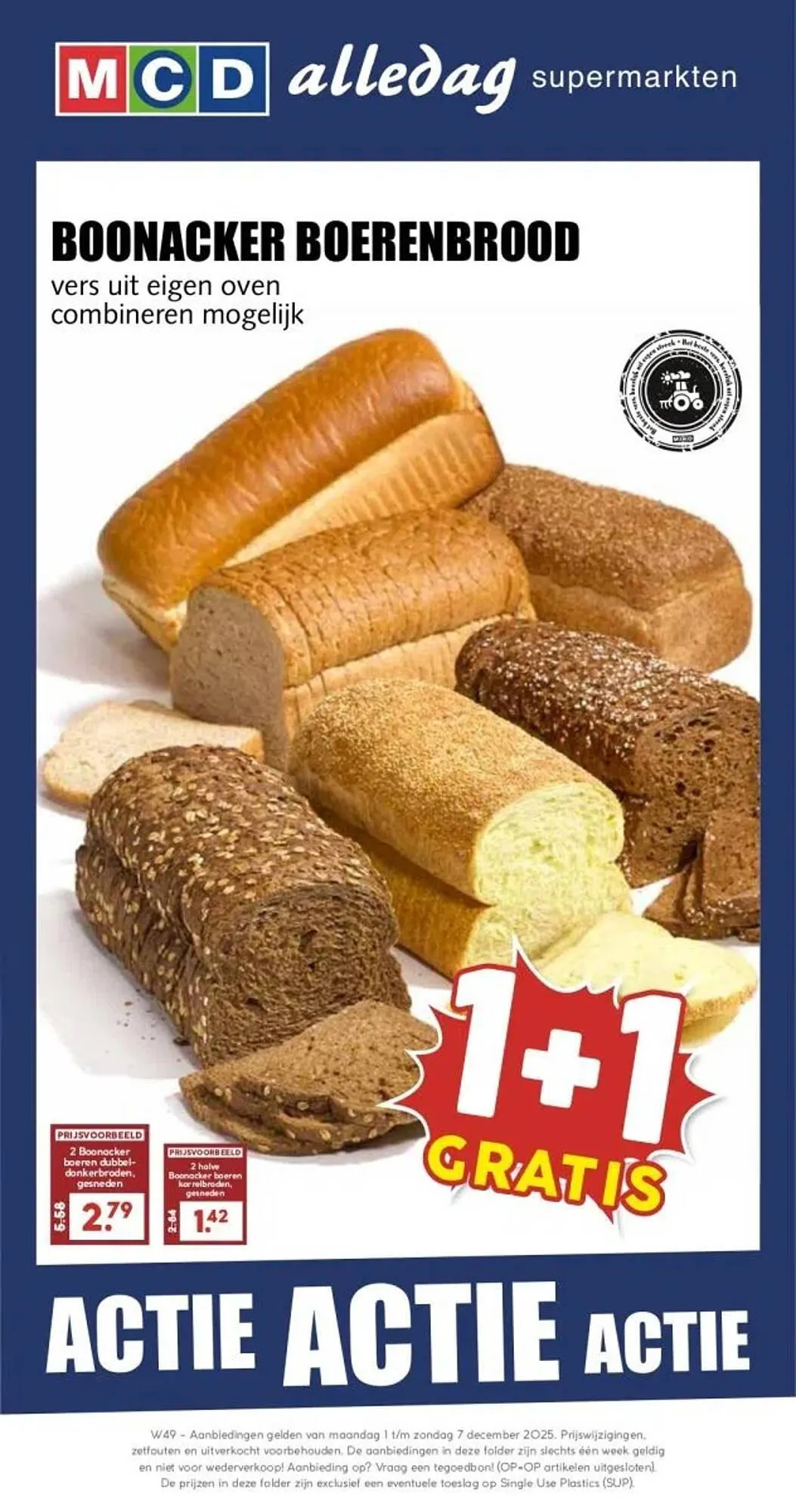 MCD Supermarkt folder van 1 december tot 7 december 2025 - Folder pagina 1