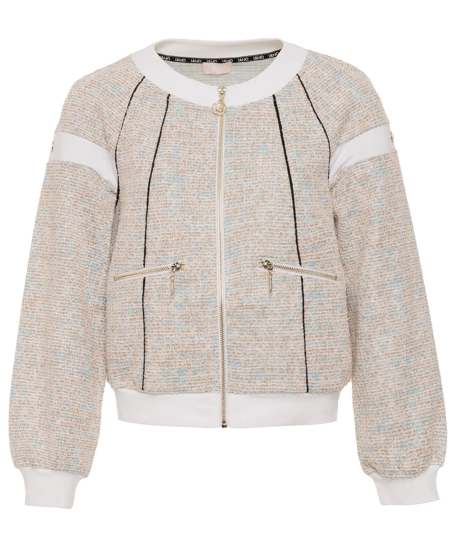 Liu Jo bouclé bomber vest