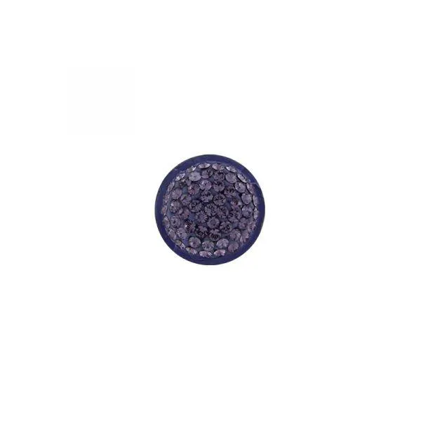 MY iMenso 925/rhod-plated insignia/ring "man made crystal" el. purple (-837) 14mm