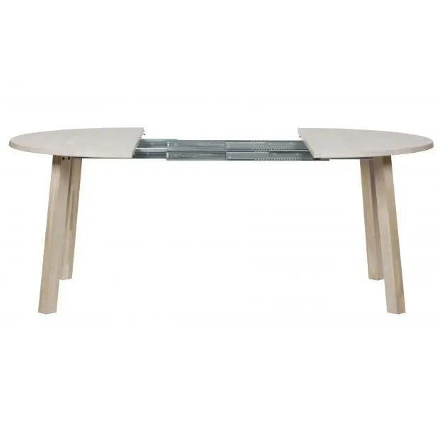 Lange Jan Uitschuifbare Eettafel Rond eiken Sydney