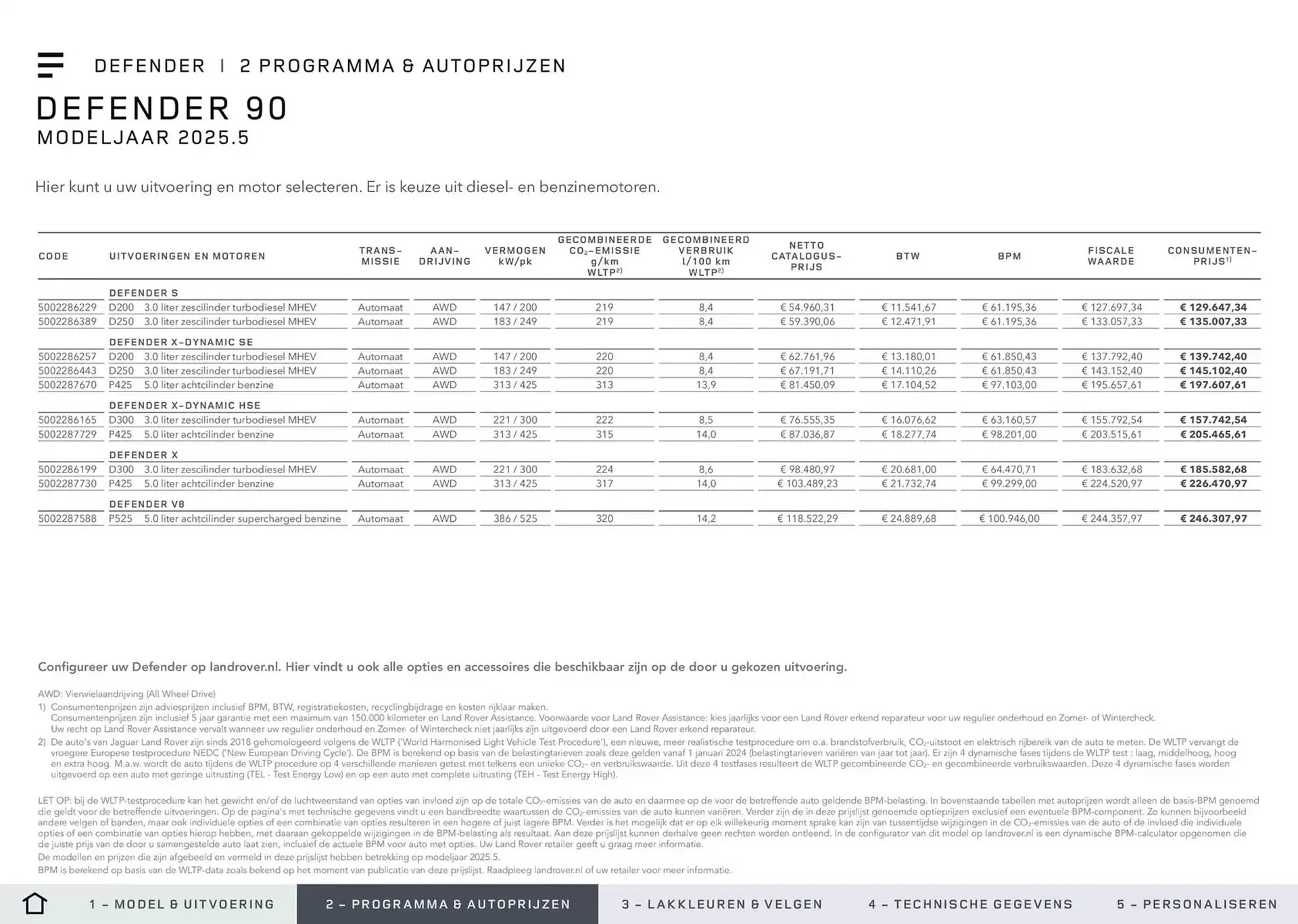 Land Rover folder van 20 november tot 30 juni 2025 - Folder pagina 13
