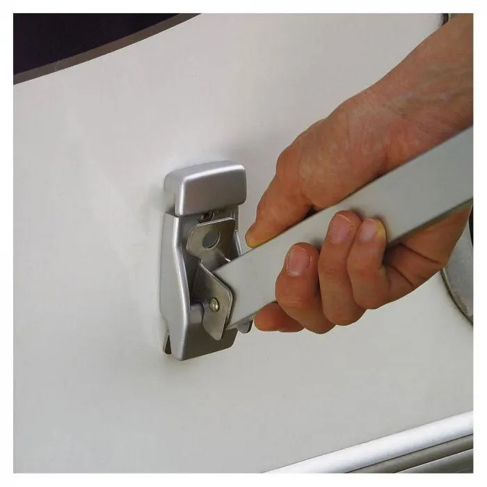 Luifel wandbevestiging aluminium 2 stuks