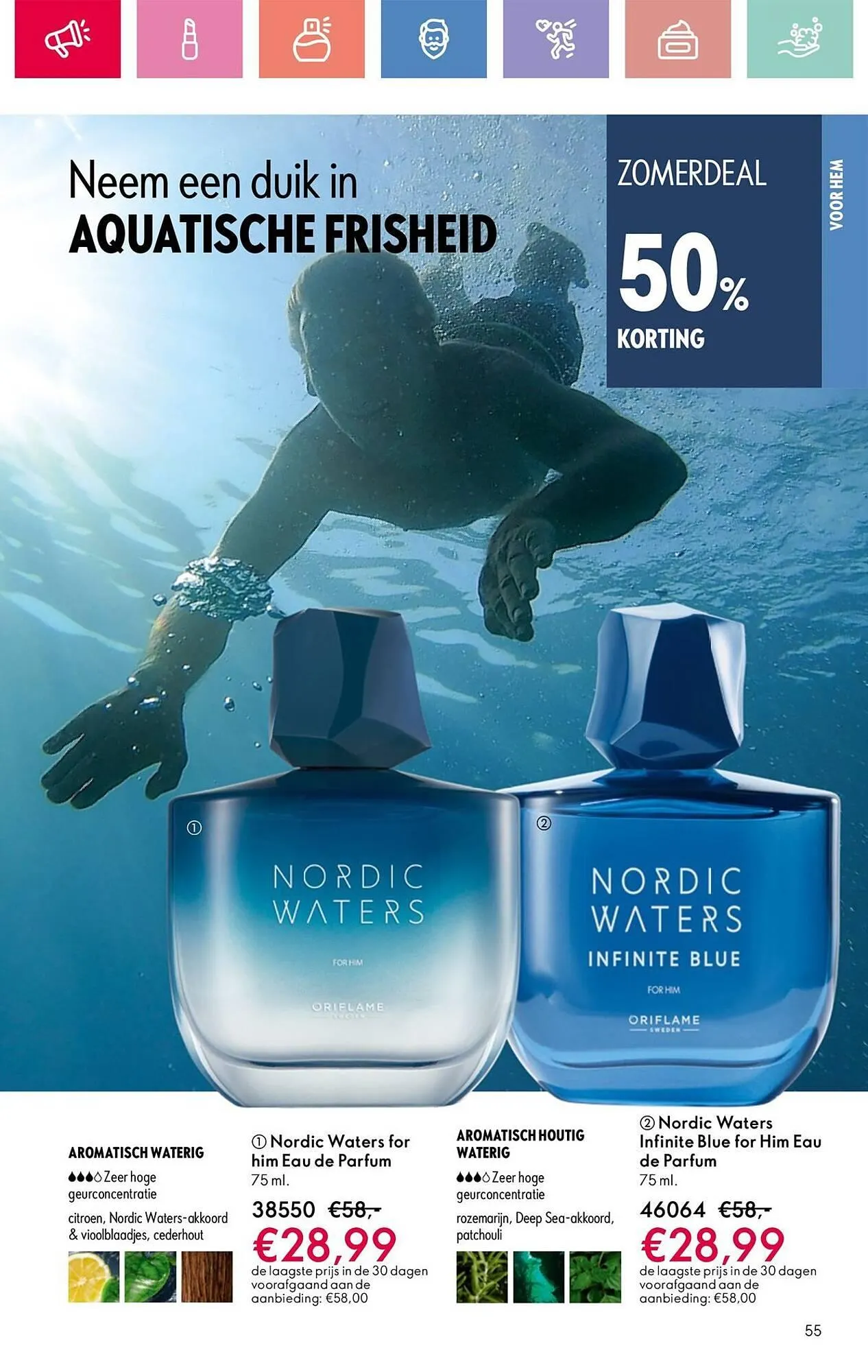 Oriflame folder van 22 juni tot 12 juli 2025 - Folder pagina 55