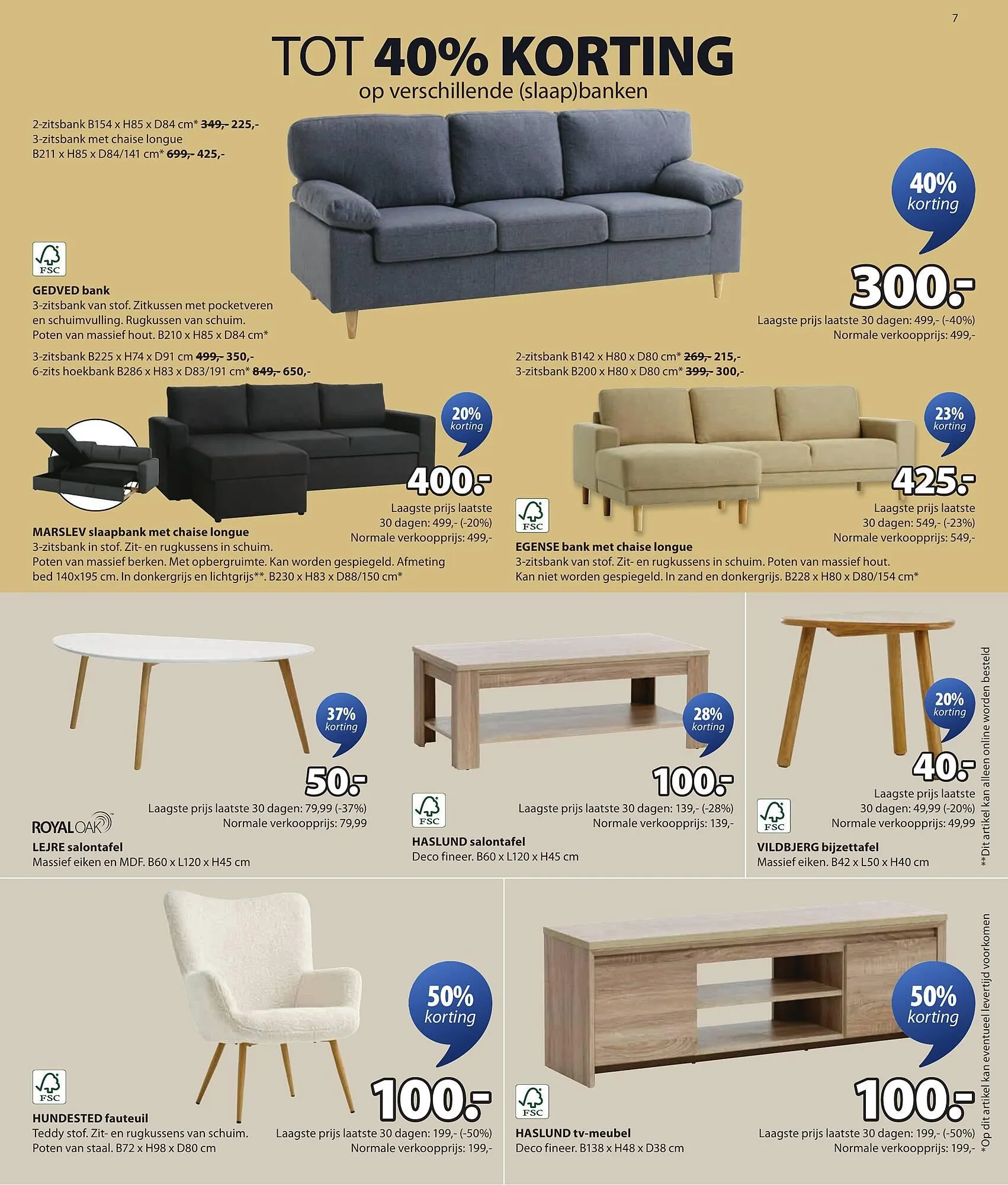 Jysk folder van 6 oktober tot 19 oktober 2025 - Folder pagina 7