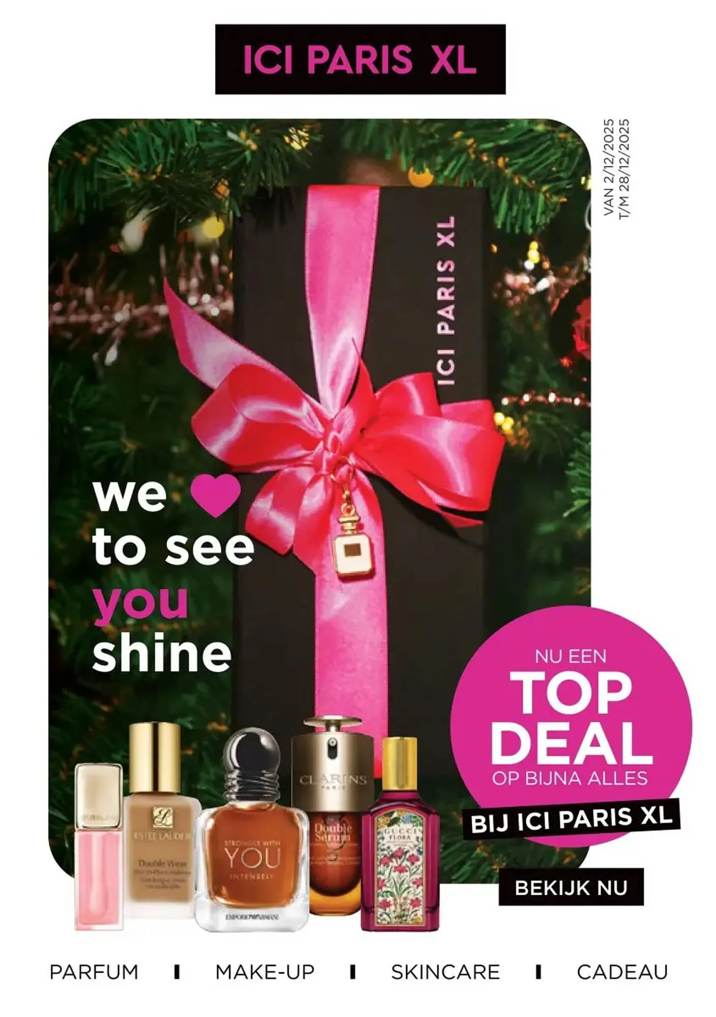 ICI Paris XL folder van 15 december tot 28 december 2025 - Folder pagina 1