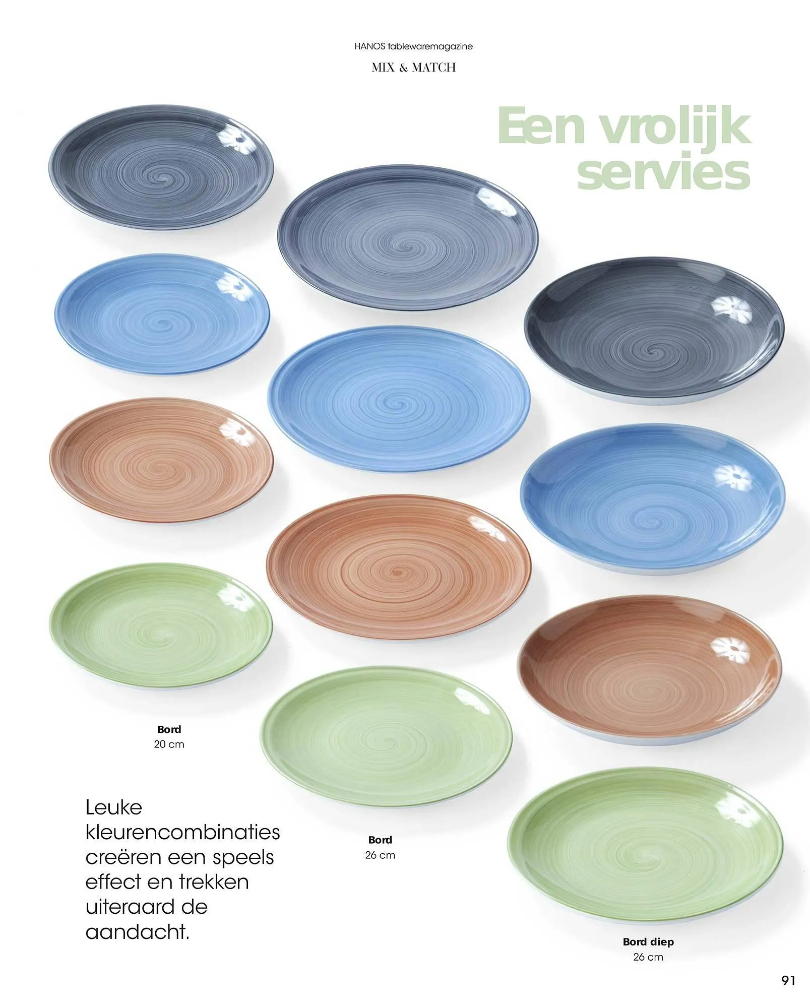 HANOS Tableware Magazine 2023-2024 van 1 januari tot 30 april 2024 - Folder pagina 91