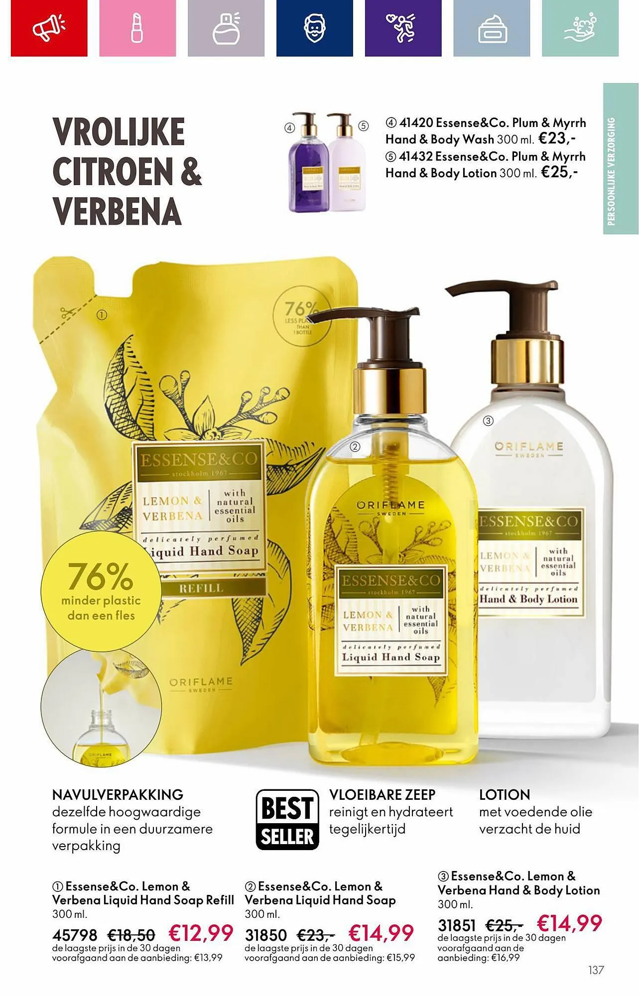 Oriflame folder van 22 augustus tot 12 september 2023 - Folder pagina 137