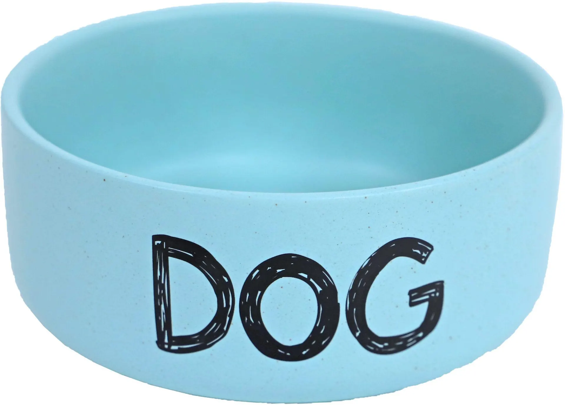 BOON Eetbak steen hond d16cm mat blauw