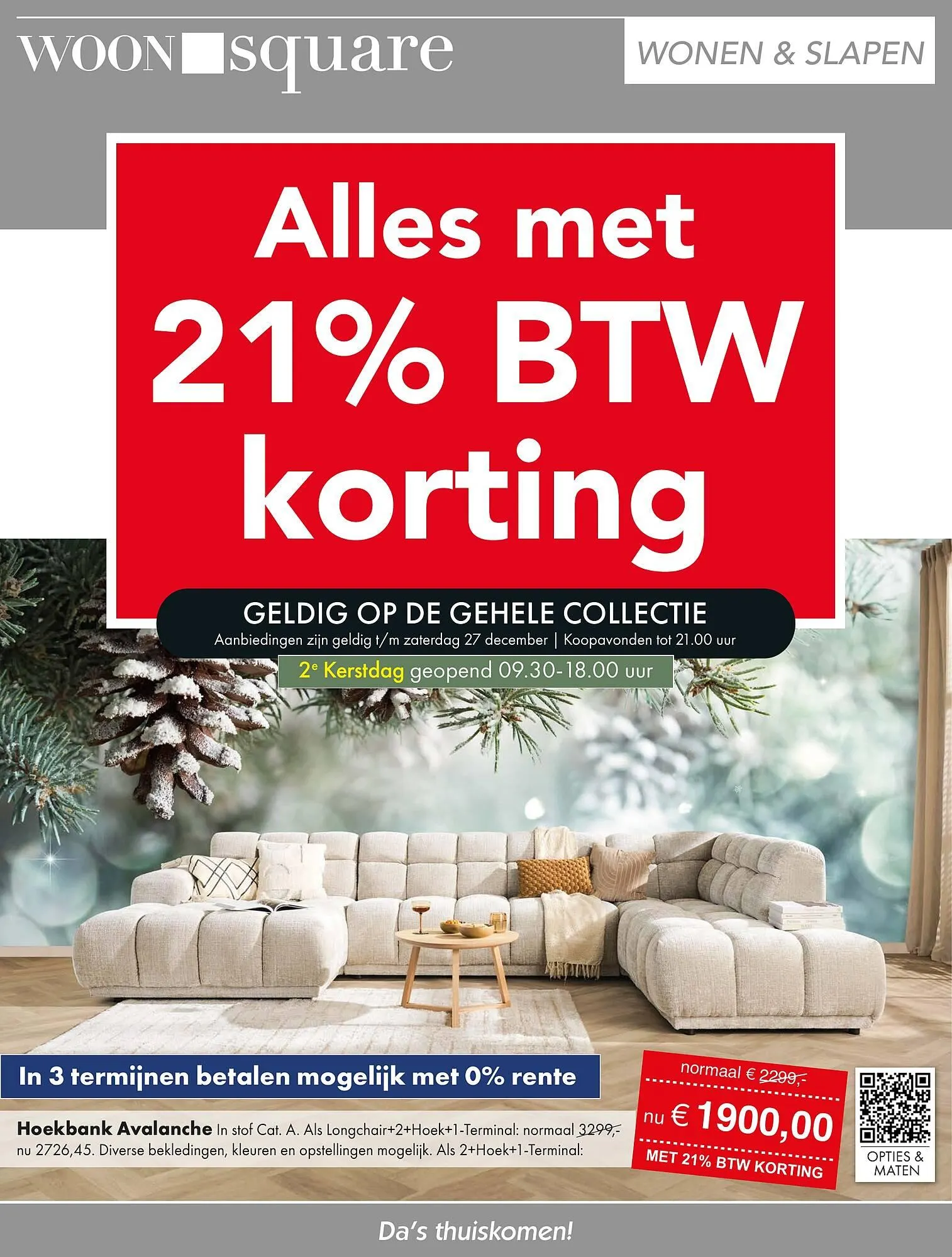 Woonsquare folder van 22 december tot 27 december 2025 - Folder pagina 1