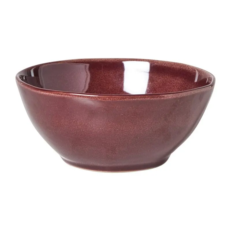 Schaal Toscane - bordeauxrood - ø17x7 cm