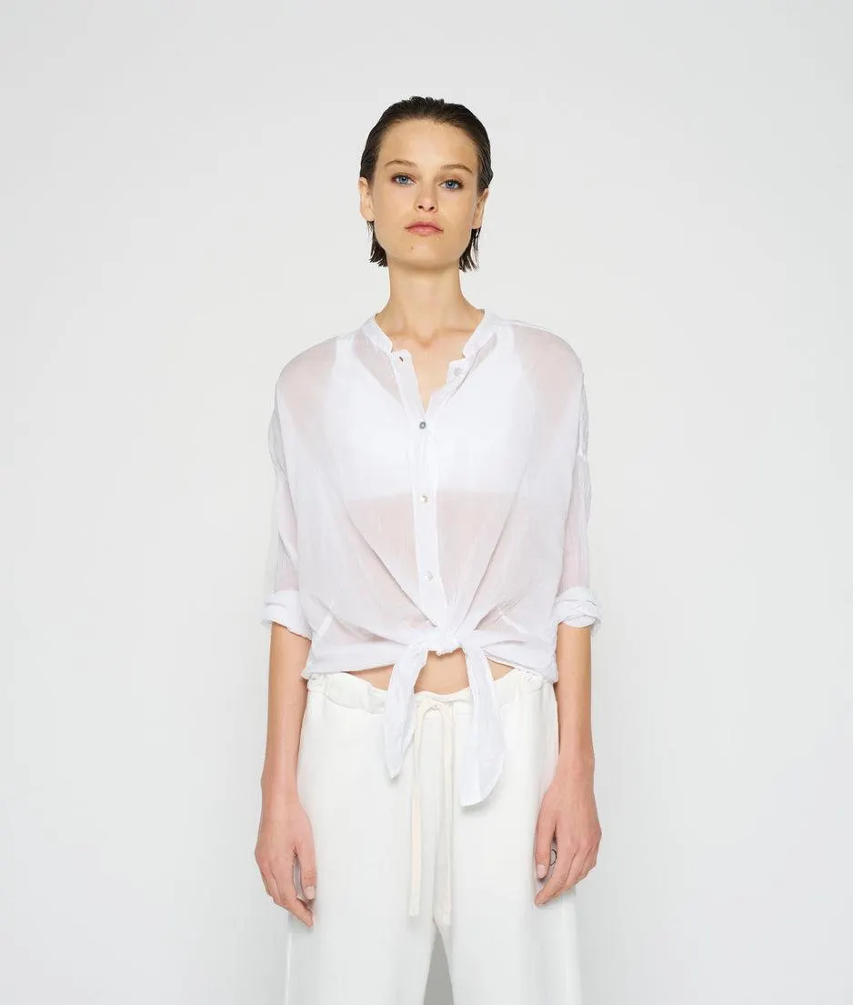 cropped knot blouse