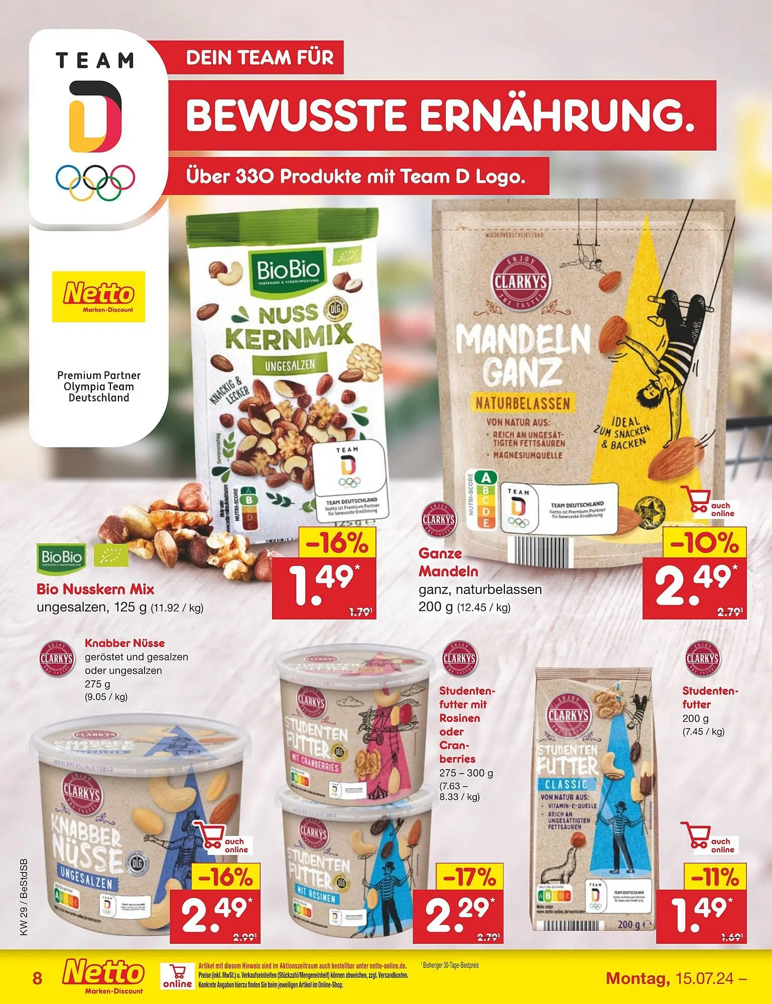 Netto Marken-Discount DE folder van 15 juli tot 20 juli 2024 - Folder pagina 8