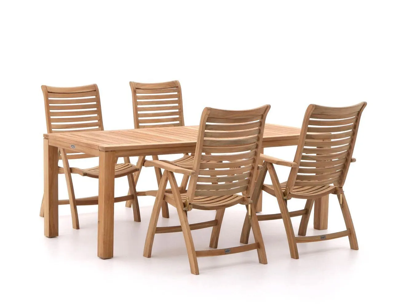 Sunyard Corby/Oxford 200cm dining tuinset 5-delig verstelbaar