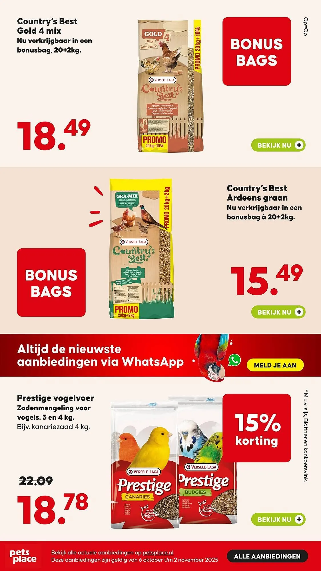 Pets Place folder van 19 oktober tot 2 november 2025 - Folder pagina 15
