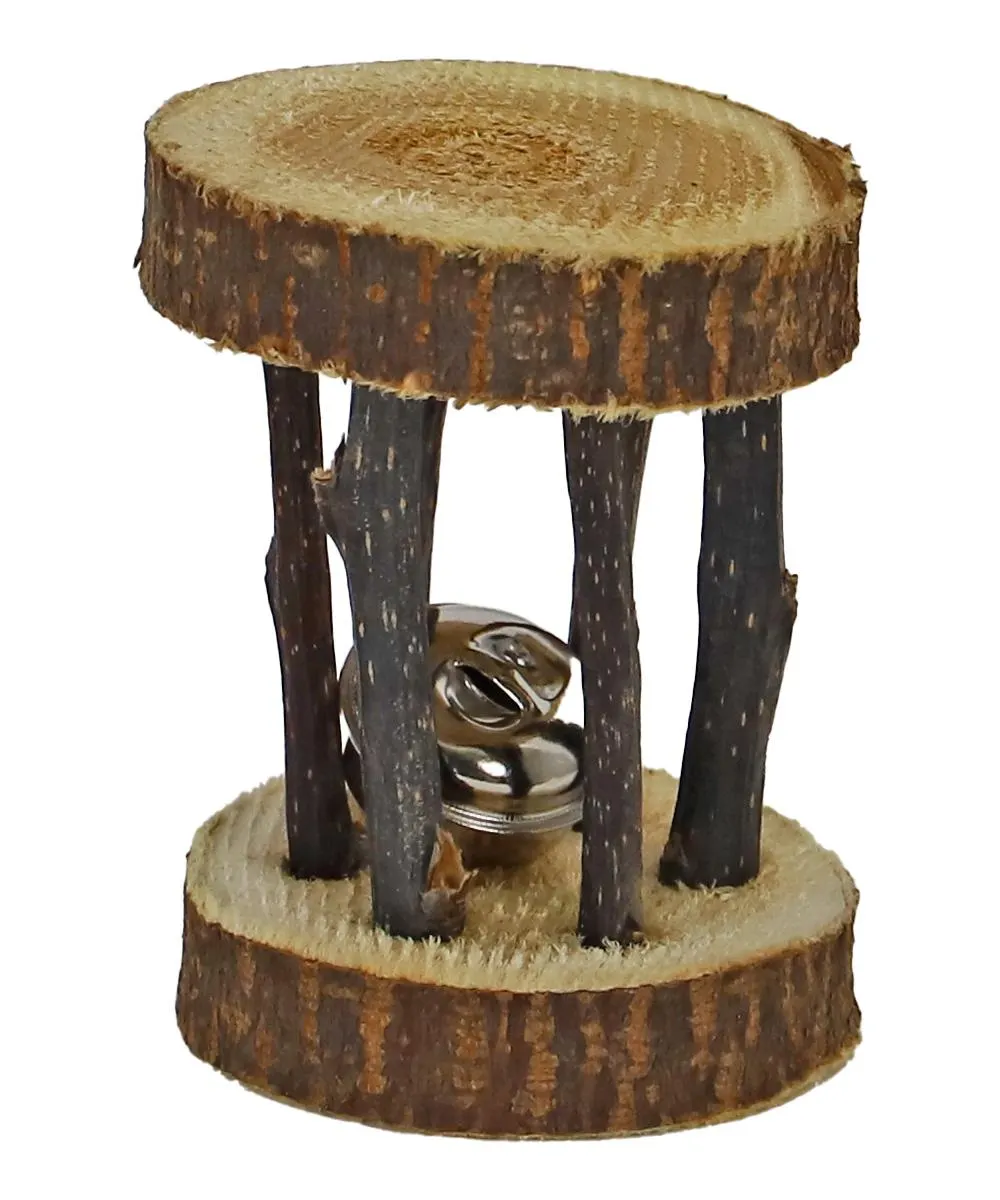 BOON Knaag rammelaar hout met bel 9cm