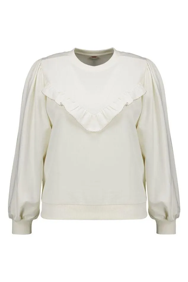 Sweater met ruffles