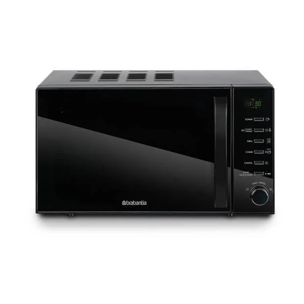 Brabantia BBEK1145DG Combi-Magnetron – Grillfunctie – 700 Watt – 13 Kookprogramma’s – Zwart