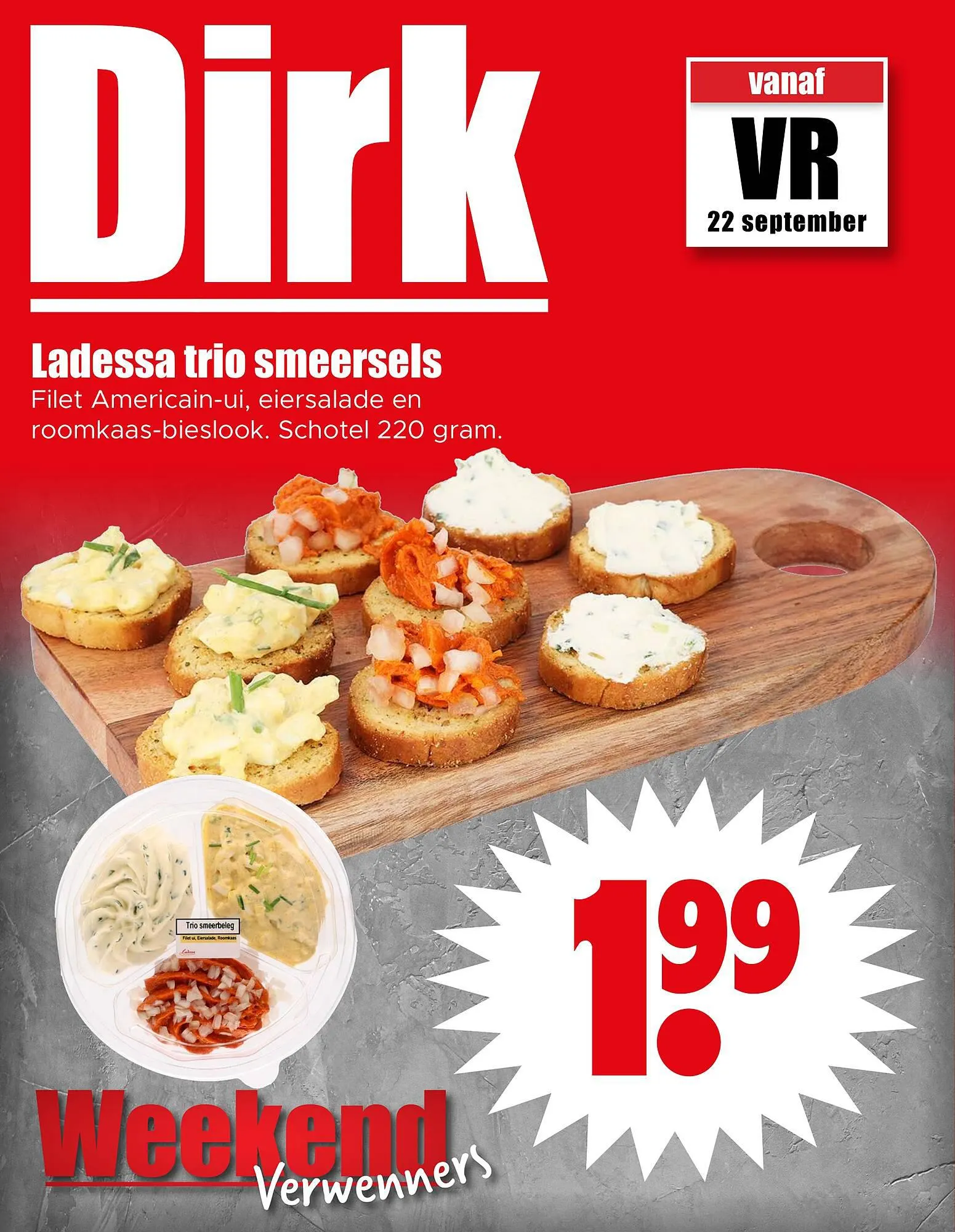 Dirk folder Weekend van 22 september tot 24 september 2023 - Folder pagina 1