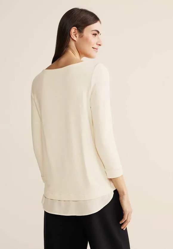 T-shirt in gelaagde look