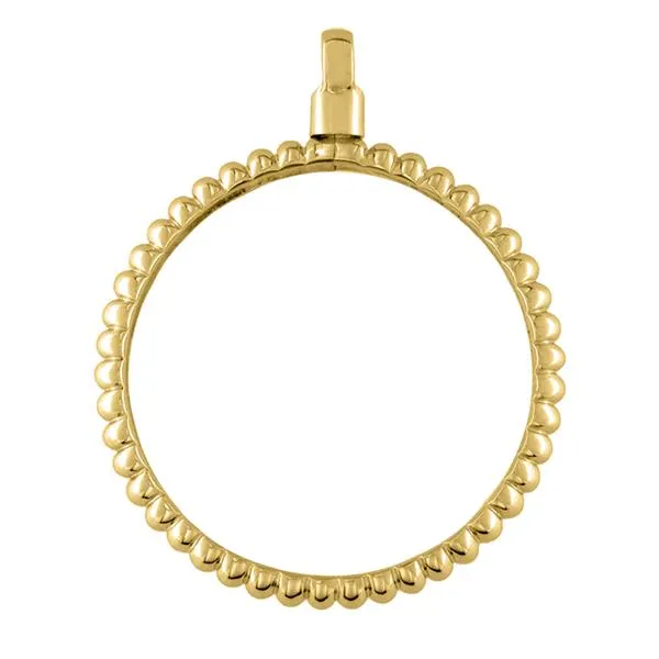 MY iMenso edgy dots pendant 33mm (925/gold-plated)