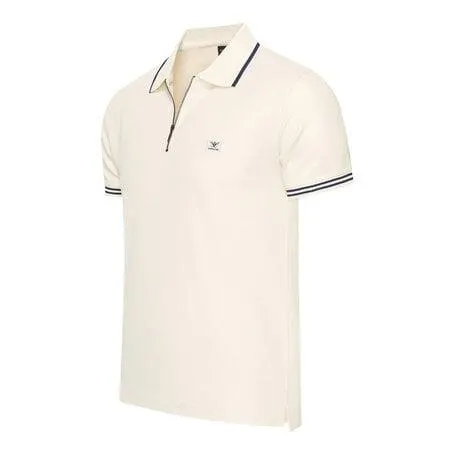 Modieuze Polo met Zip Rits