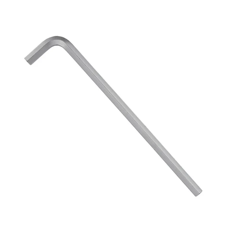 Promat inbussleutel, haaks, extra lang, S2-staal, l = 250 x 45 mm, sleutelmaat 12 mm