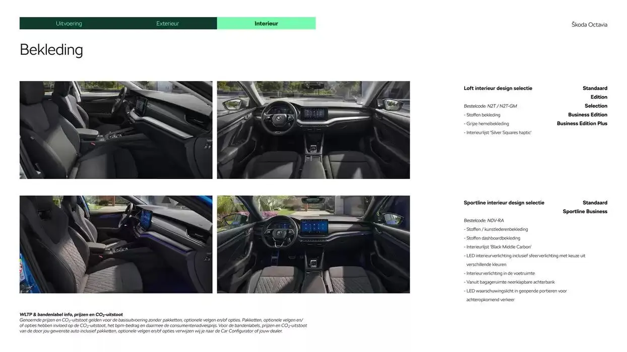 Škoda Octavia (Combi) prijslijst per 6 september 2024 van 22 oktober tot 22 oktober 2025 - Folder pagina 13