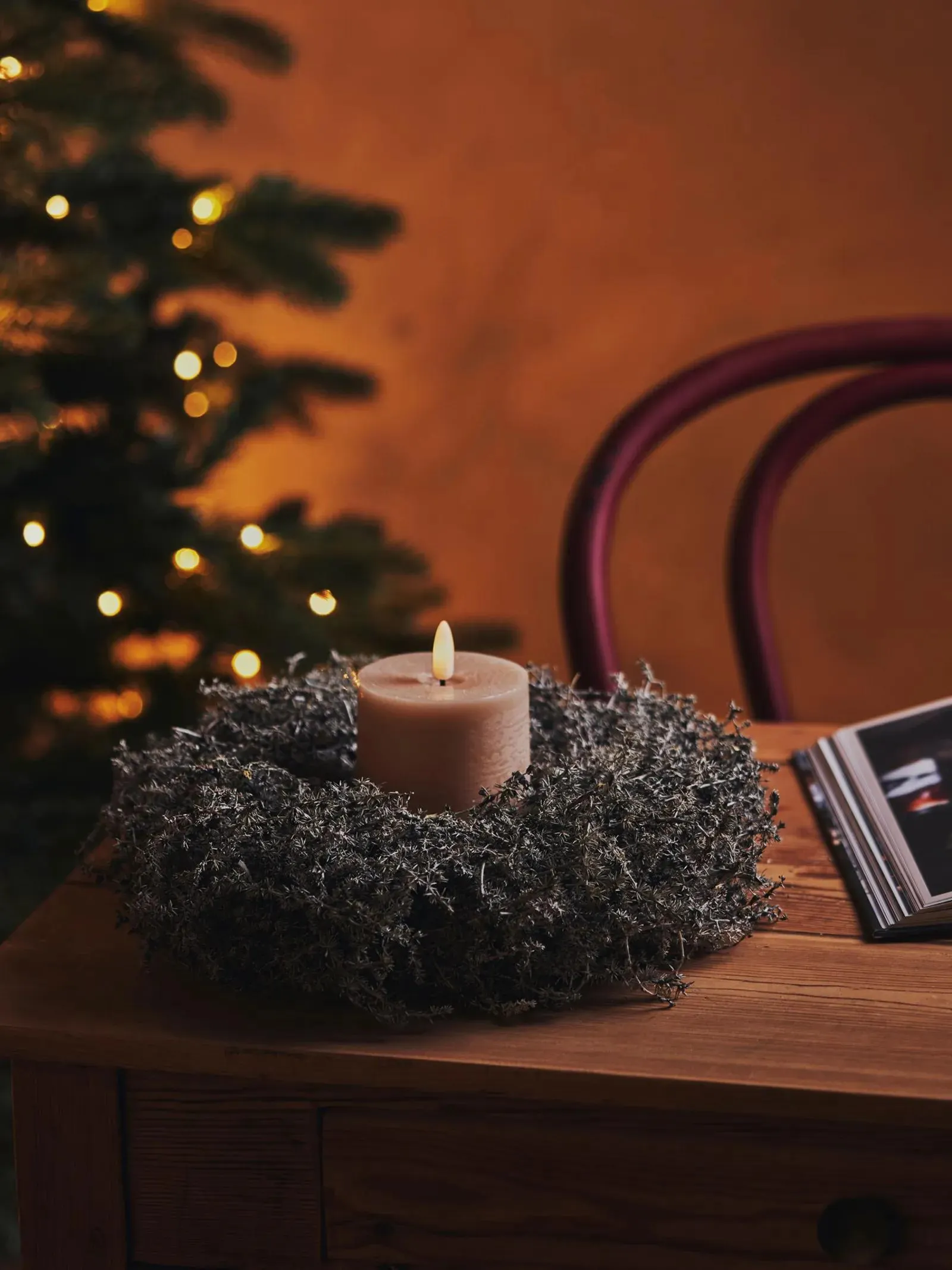 Grijze aspergekrans Ø30