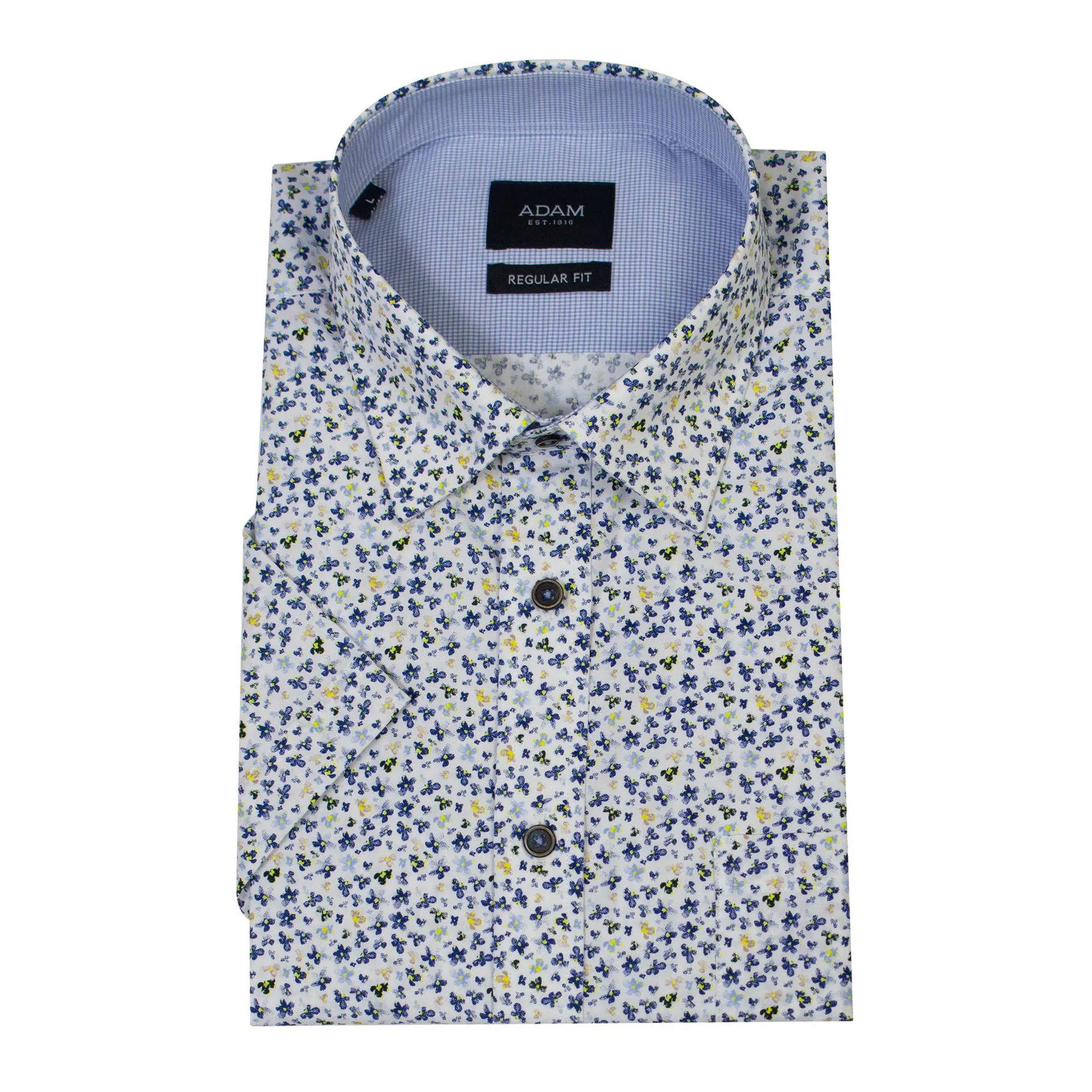 Overhemd met Print Blauw