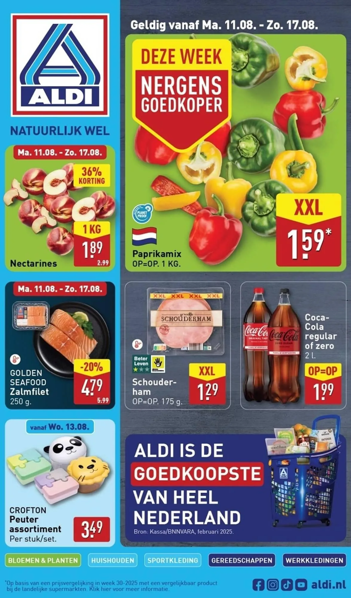 ALDI folder van 11 augustus tot 17 augustus 2025 - Folder pagina 1