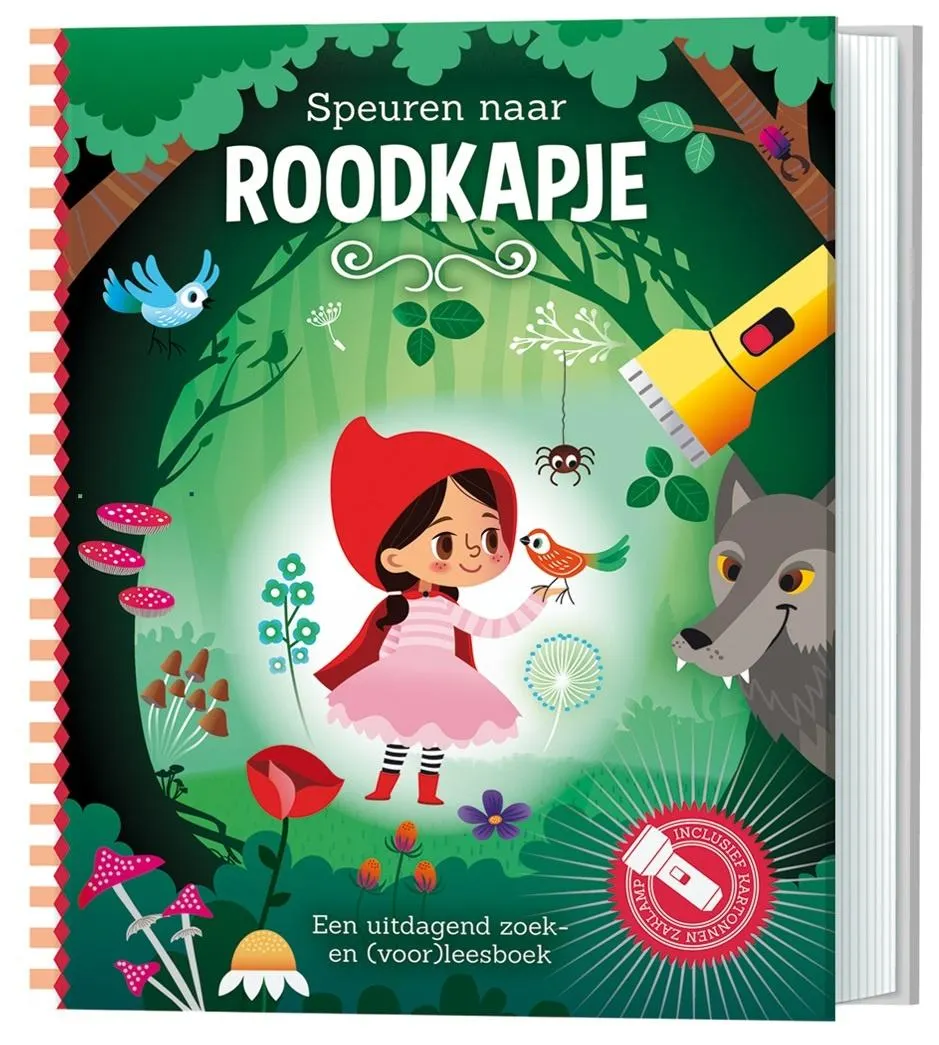 Speuren Naar Roodkapje Zoekboek